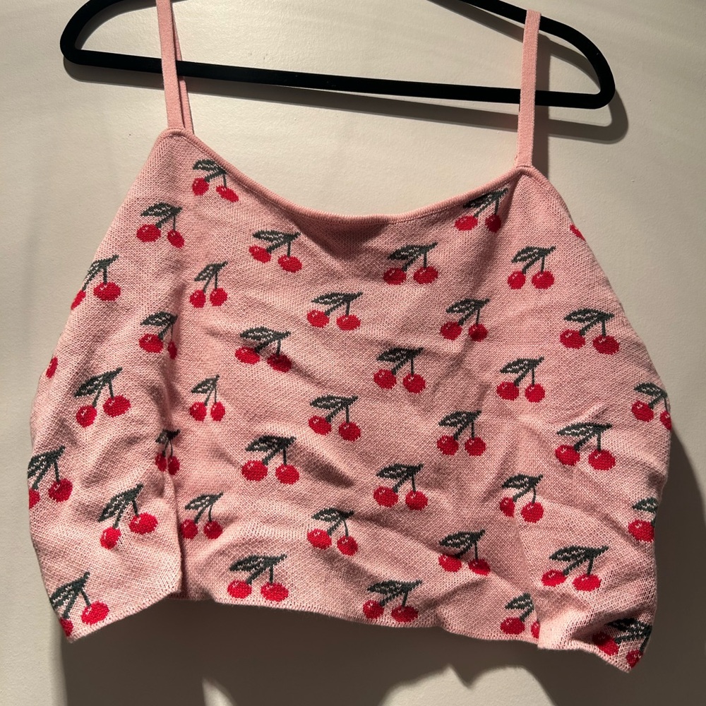 Arizona Jean Company Pink Cherry Crop Top
